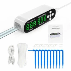 TANCYCO Contrôleur De Dispositif D'arrosage Automatique Intelligent Abreuvoir Jardin Terrasse Système D'irrigation Goutte à Goutte Pour 10-20 Fleurs De Plantes En Pot