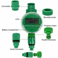 GRID COOL Contrôleur D'irrigation De Jardin Minuterie D'arrosage Automatique 16 Modes Pour La Ferme De Pelouse De Légumes De Jardin -Arrosage automatique Soldes 58349319 3