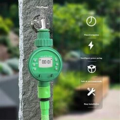 CHANCEY Minuterie Arrosage Automatique,SEMAket Programmable Numérique Robinet De Tuyau Minuterie Intelligent Arroseur Contrôleur De Système D'arrosage D' -Arrosage automatique Soldes 58534713 3