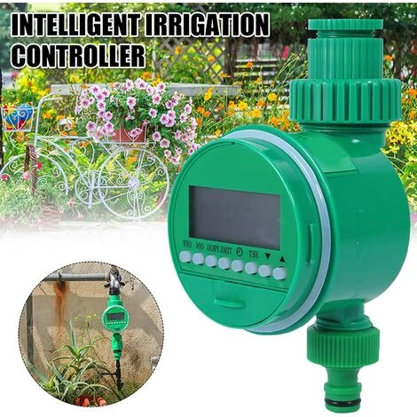 CHANCEY Minuterie Arrosage Automatique,Programmable Numérique Robinet De Tuyau Minuterie Intelligent Arroseur Contrôleur De Système D'arrosage D'irrigation Pour Jardin Ferme Pelouse Fleur,SEMAket 5 CHANCEY Minuterie Arrosage Automatique,Programmable Numérique Robinet De Tuyau Minuterie Intelligent Arroseur Contrôleur De Système D'arrosage D'irrigation Pour Jardin Ferme Pelouse Fleur,SEMAket – Image 3
