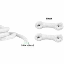 CHANCEY 18m Cordon De Mèche Capillaire à Arrosage Automatique,SEMAket Mèche Hydroponique Bricolage, Pot De Jardinière à Arrosage Automatique, Dispositif De Système D'eau Automatique