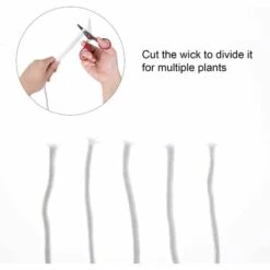 CHANCEY 18m Cordon De Mèche Capillaire à Arrosage Automatique,SEMAket Mèche Hydroponique Bricolage, Pot De Jardinière à Arrosage Automatique, Dispositif De Système D'eau Automatique -Arrosage automatique Soldes 58534743 3