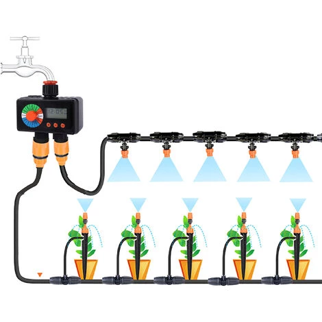 MONLY Minuterie D'irrigation Intelligente, Contrôleur D'arrosage Automatique, Minuterie Numérique électronique D'irrigation De Jardin 6 MONLY Minuterie D'irrigation Intelligente, Contrôleur D'arrosage Automatique, Minuterie Numérique électronique D'irrigation De Jardin – Image 4