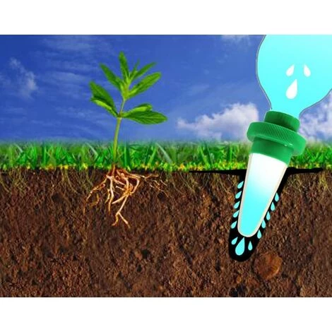 FLYME Arrosage Automatique Pour Plantes En Céramique Avec Pics D'arrosage Automatique Pour Fleurs Et Goutte-à-goutte, Système D'arrosage Pour Intérieur Et Extérieur 4 Pièces 7 FLYME Arrosage Automatique Pour Plantes En Céramique Avec Pics D'arrosage Automatique Pour Fleurs Et Goutte-à-goutte, Système D'arrosage Pour Intérieur Et Extérieur 4 Pièces – Image 5