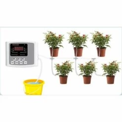 BENOBBY KIDS DIY Kit Goutte-à-Goutte Pour Plante D'intérieur, Système D'arrosage Automatique Avec 30 Jours De Minuterie Programmable, Idéal Pour L’arrosage Des Plantes Pendant Les Vacances -Arrosage automatique Soldes 59207066 4