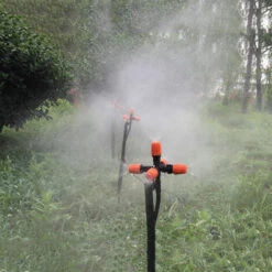 TANCYCO 4 Pièces Arroseurs De Jardin Arrosage Automatique Pelouse 360 Degrés Cercle Rotatif Arroseur D'eau 5 Buses Tuyau De Jardin Tuyau -Arrosage automatique Soldes 59307330 3