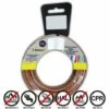 EDM Bobine De Câble Flexible 4mm. Brun 15mts Sans Halogène -Arrosage automatique Soldes 59319260 1