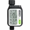 Ensoleillé Programmateur Arrosage Automatique Minuteur Arrosage Pour Jardin Contrôle Manuel Capteur De Pluie Etanche Et 3 Programmes D'irrigation Séparés