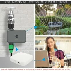 Minuterie D'arrosage Contrôlée Par Application, Bluetooth Pour Vanne D'eau D'irrigation De Jardin IntelligenteGroupM 9 Minuterie D'arrosage Contrôlée Par Application, Bluetooth Pour Vanne D'eau D'irrigation De Jardin IntelligenteGroupM -Arrosage automatique Soldes 59505313 3