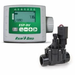 RAIN-BIRD Programmateur D'arrosage à Pile Série Esp 1 Station + électrovanne 100dv9v - Esp9vidvfkit - Rain Bird