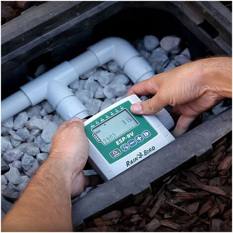 RAIN-BIRD Programmateur D'arrosage à Pile Série Esp 2 Stations - Esp9vi2 - Rain Bird 4 RAIN-BIRD Programmateur D'arrosage à Pile Série Esp 2 Stations - Esp9vi2 - Rain Bird – Image 2