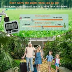 BARES Minuterie Arrosage Automatique Pour Jardin, Programmateur D'Arrosage Extérieur, Minuteur Arroseur 11 BARES Minuterie Arrosage Automatique Pour Jardin, Programmateur D'Arrosage Extérieur, Minuteur Arroseur -Arrosage automatique Soldes 59718010 5