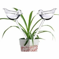 DONTODENT Globes D'arrosage PVC Imitation Avec Pointes D'autoarrosage En Forme D'oiseau Pour Plantes, Intérieur Et Extérieur -Arrosage automatique Soldes 59850586 4
