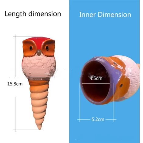 DONTODENT Flower Lot De 2 Piquets D'arrosage Automatique Pour Plantes En Vacances, Dispositifs D'arrosage De Plantes En Terre Cuite Pour Bouteilles De Vin, Pots à Arrosage Automatique 5 DONTODENT Flower Lot De 2 Piquets D'arrosage Automatique Pour Plantes En Vacances, Dispositifs D'arrosage De Plantes En Terre Cuite Pour Bouteilles De Vin, Pots à Arrosage Automatique – Image 3