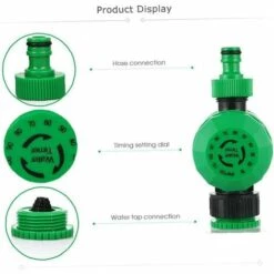 MONLY 1PC 2 Heures Jardin Arrosage Automatique Minuterie Mécanique Programmateur Jardin Système D'irrigation Contrôleur, Fournitures De Jardinage -Arrosage automatique Soldes 60028979 2