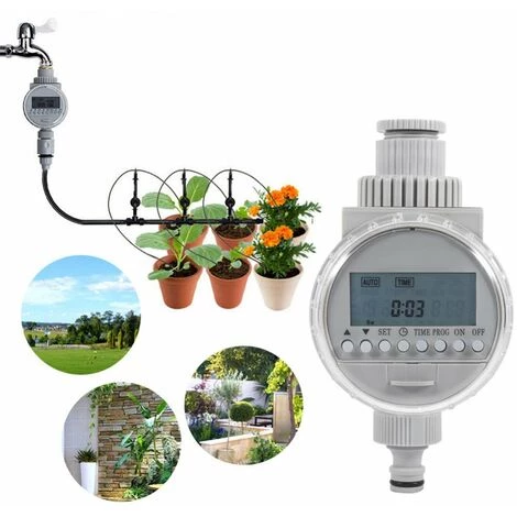 MONLY Arrosage Tuyau Affichange LCD Solaire D'irrigation Automatique D'arrosage Minuterie Programmable Système D'irrigation 6 MONLY Arrosage Tuyau Affichange LCD Solaire D'irrigation Automatique D'arrosage Minuterie Programmable Système D'irrigation – Image 4