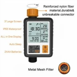 ENLENK Minuteur D’arrosage Robinet De Jardin Programmable Numérique Robinet De Tuyau Automatique Minuterie Pour Arroseur Contrôleur De Système D'arrosage D'irrigation -Arrosage automatique Soldes 60103822 3