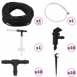 FIMEI Kit D'arrosage Intérieur Auto Goutte-à-goutte Avec Régulateur 10 FIMEI Kit D'arrosage Intérieur Auto Goutte-à-goutte Avec Régulateur -Arrosage automatique Soldes 60589226 4
