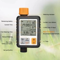 BENOBBY KIDS Minuterie D'arrosage Automatique De Jardin, Minuterie D'arrosage Extérieure, Minuterie D'arrosage Avec Grand écran LCD -Arrosage automatique Soldes 60720559 2