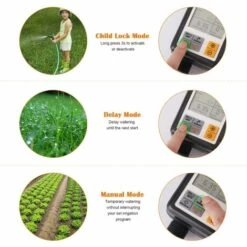 BENOBBY KIDS Minuterie D'arrosage Automatique De Jardin, Minuterie D'arrosage Extérieure, Minuterie D'arrosage Avec Grand écran LCD -Arrosage automatique Soldes 60720559 3