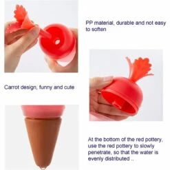 BENOBBY KIDS Kit D'irrigation Automatique Des Plantes Irrigation Goutte à Goutte Abreuvoir Automatique Système De Dispositif D'arrosage Appareil D'arrosage De Vacances Système D'irrigation Des Plantes De Jardin 4PCS 200ML -Arrosage automatique Soldes 60720729 3