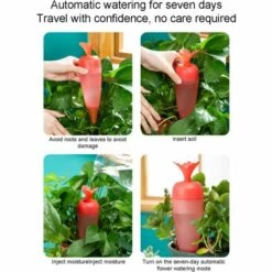 BENOBBY KIDS Kit D'irrigation Automatique Des Plantes Irrigation Goutte à Goutte Abreuvoir Automatique Système De Dispositif D'arrosage Appareil D'arrosage De Vacances Système D'irrigation Des Plantes De Jardin 4PCS 200ML -Arrosage automatique Soldes 60720729 4