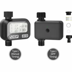 TANCYCO Contrôleur Intelligent De Minuterie D'eau D'irrigation Minuterie D'arrosage Automatique étanche Et Programmable Pour 3 Modes Indépendants Parterre De Jardin Extérieur 8 TANCYCO Contrôleur Intelligent De Minuterie D'eau D'irrigation Minuterie D'arrosage Automatique étanche Et Programmable Pour 3 Modes Indépendants Parterre De Jardin Extérieur -Arrosage automatique Soldes 61126235 2