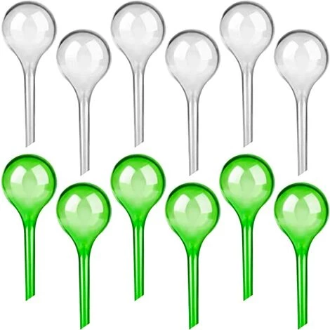 Cisea Lot De 12 Petits Globes D'Arrosage En Verre Synthétique Pour Plantes D'Intérieur - Bulbes Goute à Goute Arrosage 5,1 Cm De Diamètre-Matériel D'Arrosage Automatique En PVC Pour Plantes 3 Cisea Lot De 12 Petits Globes D'Arrosage En Verre Synthétique Pour Plantes D'Intérieur - Bulbes Goute à Goute Arrosage 5,1 Cm De Diamètre-Matériel D'Arrosage Automatique En PVC Pour Plantes