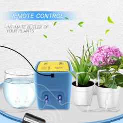 TANCYCO Dispositif D'arrosage Intelligent WIFI Double Pompe Chronométré Système D'irrigation Goutte à Goutte Automatique Contrôleur D'application à Distance Pour Jardin Terrasse Plante En Pot Fleur, Bleu Et Jaune, 20 Pots 10 TANCYCO Dispositif D'arrosage Intelligent WIFI Double Pompe Chronométré Système D'irrigation Goutte à Goutte Automatique Contrôleur D'application à Distance Pour Jardin Terrasse Plante En Pot Fleur, Bleu Et Jaune, 20 Pots -Arrosage automatique Soldes 61248384 4