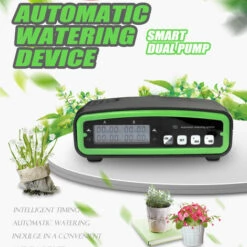 TANCYCO Dispositif D'arrosage Automatique Intelligent Double Pompe Abreuvoir Temporisé Jardin Terrasse Système D'irrigation Goutte à Goutte Pour 20 Fleurs De Plantes En Pot -Arrosage automatique Soldes 61248714 3