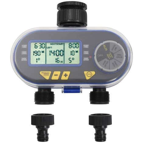 SUPERMARKET Minuterie Numérique Automatique D'arrosage Avec Sortie Double 4 SUPERMARKET Minuterie Numérique Automatique D'arrosage Avec Sortie Double – Image 2