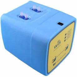 SUPERSELLER Dispositif D'arrosage Intelligent WIFI Double Pompe Temporisé Système D'irrigation Goutte à Goutte Automatique Contrôleur D'application à Distance Pour Jardin Terrasse Fleur De Plante En Pot - Bleu & Jaune - 15 Pots -Arrosage automatique Soldes 62917543 3