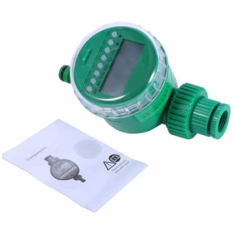 WIAN Minuterie D'arrosage Programmes D'arrosage Séparés Et Fonction De Capteur Automatique De Pluie Jardin Pelouse Tuyau Minuterie De Robinet Contrôleur De Système D'irrigation 4 WIAN Minuterie D'arrosage Programmes D'arrosage Séparés Et Fonction De Capteur Automatique De Pluie Jardin Pelouse Tuyau Minuterie De Robinet Contrôleur De Système D'irrigation – Image 2