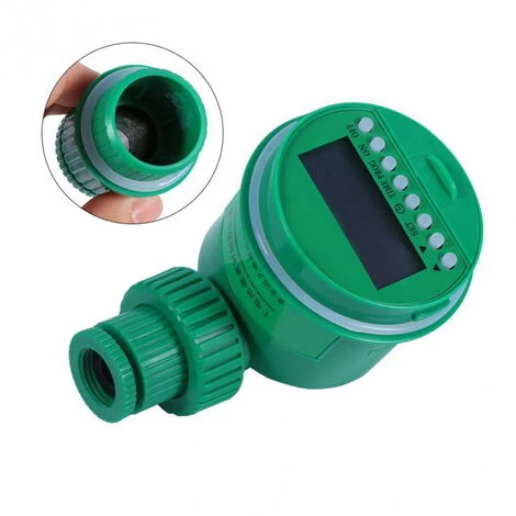 WIAN Minuterie D'arrosage Programmes D'arrosage Séparés Et Fonction De Capteur Automatique De Pluie Jardin Pelouse Tuyau Minuterie De Robinet Contrôleur De Système D'irrigation 5 WIAN Minuterie D'arrosage Programmes D'arrosage Séparés Et Fonction De Capteur Automatique De Pluie Jardin Pelouse Tuyau Minuterie De Robinet Contrôleur De Système D'irrigation – Image 3