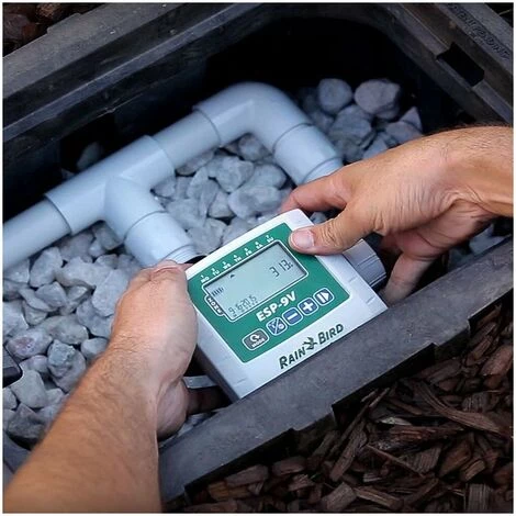 RAIN-BIRD Programmateur D'arrosage à Pile Série Esp 1 Station - Esp9vi1 - Rain Bird 5 RAIN-BIRD Programmateur D'arrosage à Pile Série Esp 1 Station - Esp9vi1 - Rain Bird – Image 3