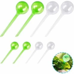 HEGUYEY 8 Pcs Globe D'arrosage, Automatique Boule D'irrigation Pour Arrosage Plante Interieur Fleurs Jardin En Pot 2 Tailles
