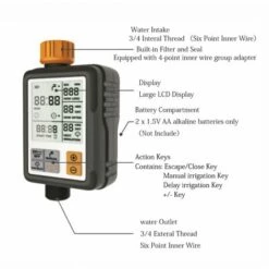 LIFCAUSAL Minuterie D'arrosage Automatique Irrigation Intelligente Sur Grand écran Minuterie D'arrosage Automatique Micro-pulvérisation Arrosage Paresseux En Pot Machine Magique Minuterie D'arrosage -Arrosage automatique Soldes 63746194 4