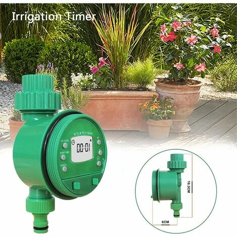 SINCèREETALI Minuterie D'arrosage Automatique, Contrôleur De Arrosage, Minuterie D'irrigation Pour Système D'irrigation D'arrosage Des Plantes, Programmateur D'Arrosage Pour Jardin Pelouse Balcon Cour 7 SINCèREETALI Minuterie D'arrosage Automatique, Contrôleur De Arrosage, Minuterie D'irrigation Pour Système D'irrigation D'arrosage Des Plantes, Programmateur D'Arrosage Pour Jardin Pelouse Balcon Cour – Image 5