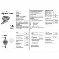 SINCèREETALI Minuterie D'arrosage, Arrosage Automatique Pour Jardin, Contrôleur D'arrosage à Affichage LCD étanche Pour Plantes, Pelouse, Jardin, Plantation De Légumes 11 SINCèREETALI Minuterie D'arrosage, Arrosage Automatique Pour Jardin, Contrôleur D'arrosage à Affichage LCD étanche Pour Plantes, Pelouse, Jardin, Plantation De Légumes -Arrosage automatique Soldes 63821039 5