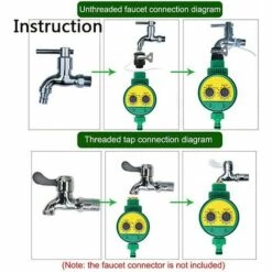 SINCèREETALI Programmateur D'Arrosage, Arrosage Automatique Pour Jardin, Contrôleur D'arrosage à Affichage LED étanche Pour Plantes, Pelouse, Jardin, Plantation De Légumes 9 SINCèREETALI Programmateur D'Arrosage, Arrosage Automatique Pour Jardin, Contrôleur D'arrosage à Affichage LED étanche Pour Plantes, Pelouse, Jardin, Plantation De Légumes -Arrosage automatique Soldes 63821757 3