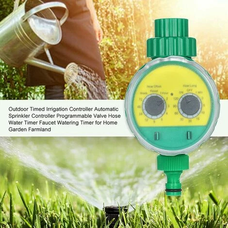SINCèREETALI Programmateur D'Arrosage, Arrosage Automatique Pour Jardin, Contrôleur D'arrosage à Affichage LED étanche Pour Plantes, Pelouse, Jardin, Plantation De Légumes 6 SINCèREETALI Programmateur D'Arrosage, Arrosage Automatique Pour Jardin, Contrôleur D'arrosage à Affichage LED étanche Pour Plantes, Pelouse, Jardin, Plantation De Légumes – Image 4