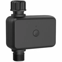 SUPERSELLER Minuterie D'arrosage Intelligente BT, Robinet D'arrosage, Minuterie D'arrosage Avec Retard De Pluie APP, Télécommande Programmée, Contrôleur D'irrigation De Jardin Automatique Pour Pelouse - Le Noir - Le Noir -Arrosage automatique Soldes 63860900 2