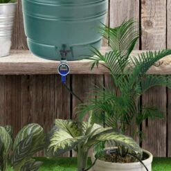 HEGUYEY Arrosage Minuterie Contrôleur D'irrigation Marche Sans Pression, Vanne à Bille Minuteries D'arrosage, Compatible Avec Capteur De Pluie -Arrosage automatique Soldes 63862268 5