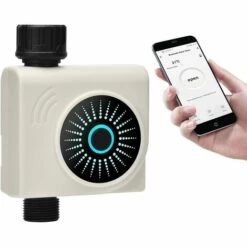 BENOBBY KIDS Minuterie D'arrosage Bluetooth, Minuterie D'arrosage Automatique, Minuterie D'arrosage Intelligente Avec Fréquence, Durée D'irrigation Et Mode Pluie Pour Les Pelouses De Jardin En Plein Air