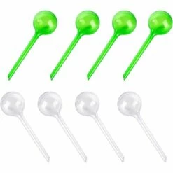 BENOBBY KIDS 8 Appareils D'arrosage Pour Plantes Dans Une Boule D'arrosage Automatique Sac D'arrosage Pour Plantes Pile D'arrosage Automatique (4 Blancs, 4 Verts Grands)