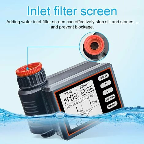 LIFCAUSAL Contrôleur Automatique Intelligent D'irrigateur Maison Jardin Balcon Famille Mur Vert Minuterie D'eau Contrôleur Automatique De Système D'irrigation Goutte à Goutte Avec écran LCD Ouverture Temporaire Quatre Programmes De Contrôle De Synchronisation (type 7 LIFCAUSAL Contrôleur Automatique Intelligent D'irrigateur Maison Jardin Balcon Famille Mur Vert Minuterie D'eau Contrôleur Automatique De Système D'irrigation Goutte à Goutte Avec écran LCD Ouverture Temporaire Quatre Programmes De Contrôle De Synchronisation (type – Image 5