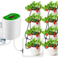BENOBBY KIDS Minuteur D’arrosage ，Dispositif D'arrosage De Fleurs Automatique Intelligent, Personne Paresseuse Arrosant Des Fleurs Régulièrement, équipement D'infiltration D'eau D'arrosage Goutte à Goutte En Pot, Arrosage De Plantes Vertes De Jardinage