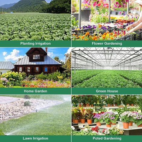 BENOBBY KIDS Minuterie D'irrigation Intelligente, Arroseur Automatique, Minuterie étanche Programmable, Affichage à LED, Contrôleur D'arrosage D'arrosage De Jardin Et Agricole, Irrigation De Jardinage 5 BENOBBY KIDS Minuterie D'irrigation Intelligente, Arroseur Automatique, Minuterie étanche Programmable, Affichage à LED, Contrôleur D'arrosage D'arrosage De Jardin Et Agricole, Irrigation De Jardinage – Image 3