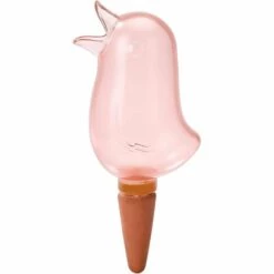 AOUGO Abreuvoir Pour Plantes, Abreuvoir Pour Plantes, Forme D'oiseau, Ampoules à Arrosage Automatique, Globes D'arrosage Pour Plantes Transparentes Et Transparentes Pour Intérieur Extérieur