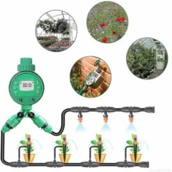 CSPARKV Minuterie D'arrosage Automatique, Contrôleur D'arrosage, Minuterie D'irrigation Pour Le Système D'irrigation D'arrosage Des Plantes, Minuterie D'arrosage -Arrosage automatique Soldes 64768820 4